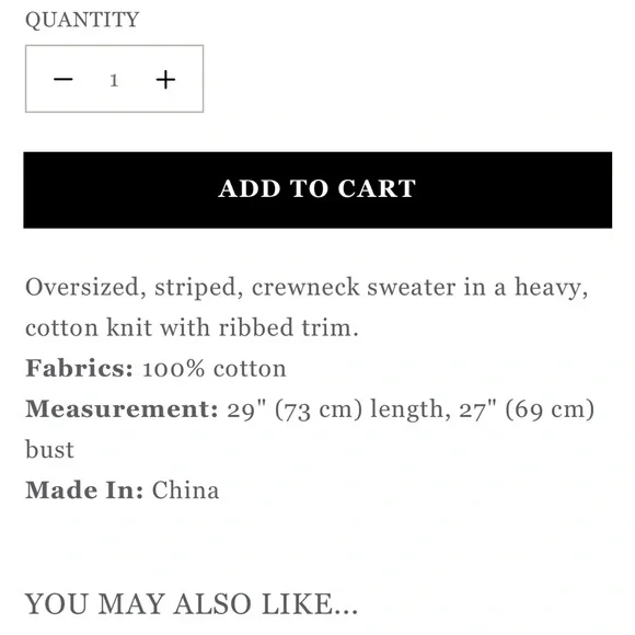 Brandy Melville Brianna Cotton Thick Stripe Sweater - Picture 5 of 5